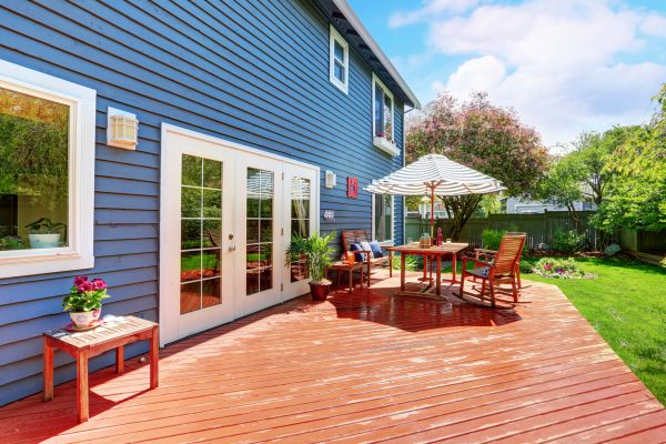 Blue Siding Installation in Anoka